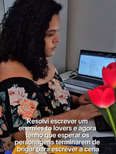 Agora a minha cabeça não tem 2min de paz. É assim que é escrever um enemies to lovers? #booktok #enemiestolovers #booktokbrasil #livros