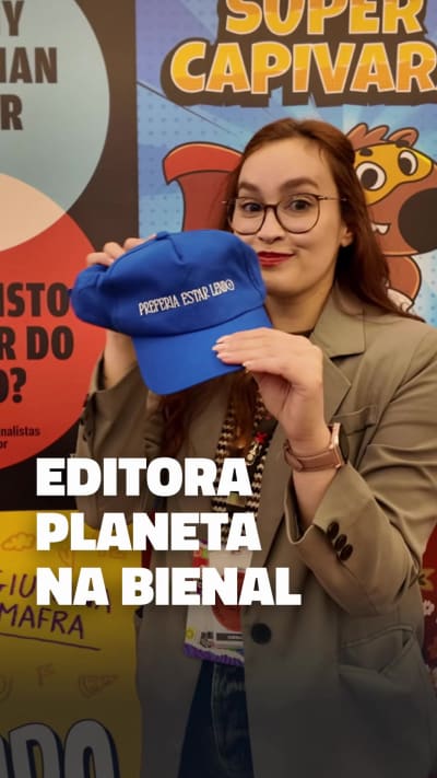 A Bienal vai até o dia 13 e tem muitos estandes legais pra explorar e um deles é o da Editora Planeta! Livros por sessões, ativação para…