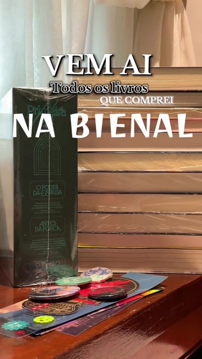 Amanhã sai o vídeo de todos os livros que comprei na Bienal 🥳#booktokbrasil #livros #fyp #bienal2026