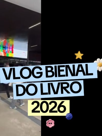 A bienal foi uma experiência maluca. conheci inúmeras pessoas incríveis, influencers que eu ja amava e que passei a amar. Que venha 2027…