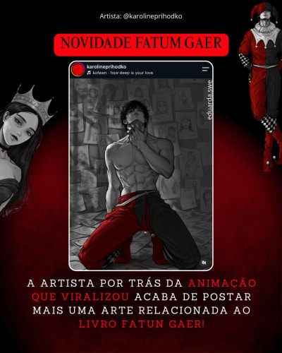 A artista responsável pela animação que viralizou acaba de compartilhar mais uma arte relacionada a Fatun Gaer — e é claro que eu já estou…