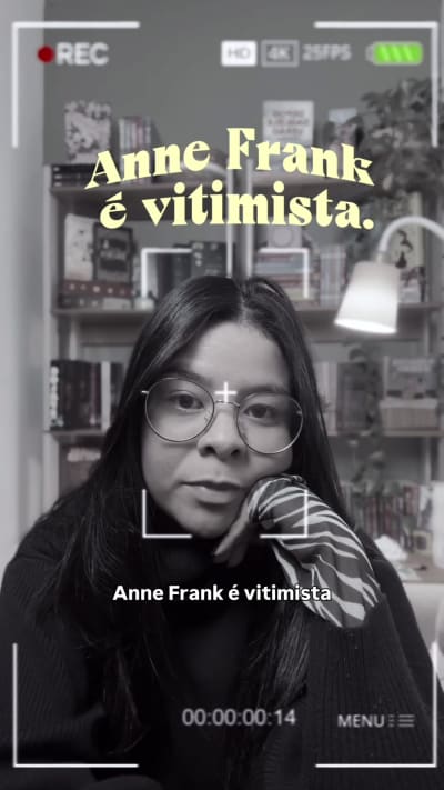 Não é sobre gostar ou não de um livro. É sobre entender a história que está sendo contada. Anne Frank não estava se vitimizando. Ela era…