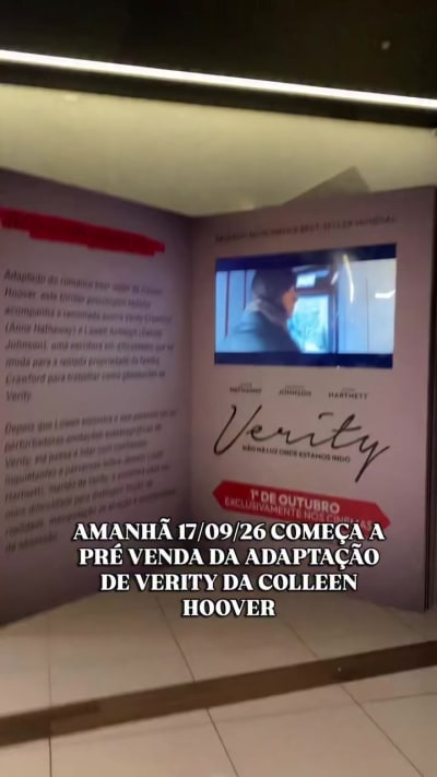 Amanhã começa a pré venda!!! #verity #livro #colleenhoover #livro #adaptacaoliteraria