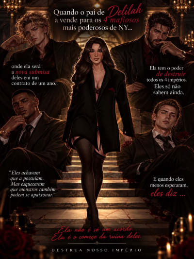 🖤 Você aceitaria um contrato de um ano com QUATRO mafiosos? Em Destrua Nosso Império, Delilah é entregue como moeda de troca aos quatro…