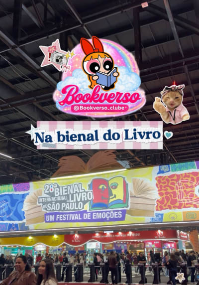 Um clube e cada uma com o seu jeitinho de viver a Bienal. 📚💗 Cada integrante fez seu próprio rolê, escolheu seus livros, foi nos…