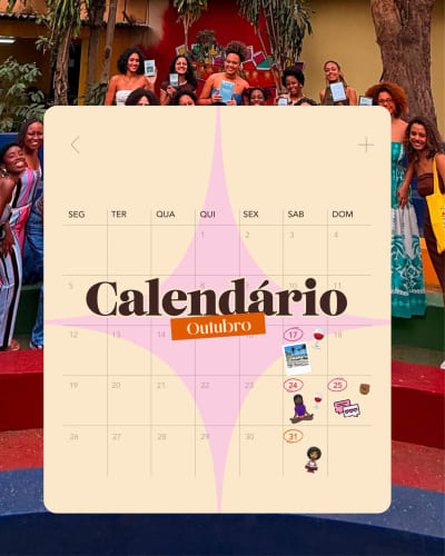 ok ok, eu tô ansiosa tanto quanto vocês!!!! ✨ O dia 24 esta repetido 2x, mas dia 24 é apenas o conversa de pretas, o clube do livro é no…