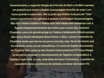 #theschoolforgoodandevil #aescoladobemedomal #booktok #livros #agathaofwoodsbeyond