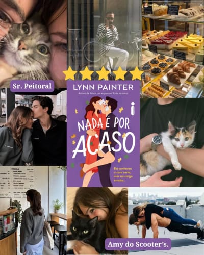 Nada é por Acaso me entregou romance fofo, clichês que eu amo, gatos, química e aquele casal que faz você ficar toda boba 🥹 ⭐⭐⭐⭐⭐/5 Agora…