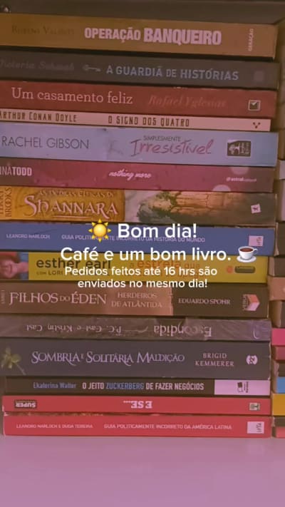 📚 Todo livro tem uma história. E talvez a próxima seja a sua. ✨ Encontre seu próximo livro no SeboPremiado. 🤎📖 #leitura #livros…