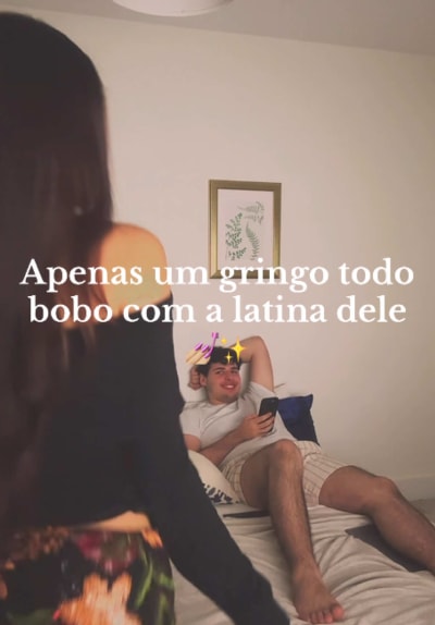 O sorriso KKKKKKKKKKKKK aff amo esse homem❤️ #gringo #latina #zaralarsson #girls #dancinha
