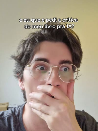 é... valeu, IA?! link dos meus livros no perfil ✨ #erenbeth #autorindependente #literaturafantastica #livrodefantasia