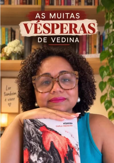 Terminei Véspera, mas Vedina ainda continua comigo. #Véspera #CarlaMadeira #LiteraturaBrasileira #BookTokBrasil #DicaDeLivro