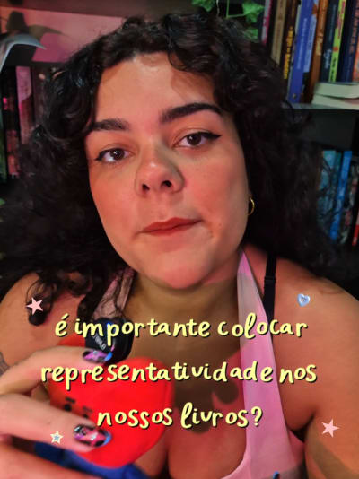 sim, é importante colocar representatividade nos nossos livros (claro, se isso é importante pra nós de verdade) mas temos que ter cuidado…