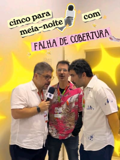 🦉 CINCO PARA MEIA-NOITE com... Caíto Mainier, Daniel Furlan e Gustavo Vilela!!! 🌙 Autores do ‘’Guia da Copa Falha de Cobertura’’ pela…