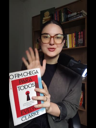 Sobre o livro: O fim chega para todos da Evelyn Clarke. SEM SPOILER @Editora Record #leitura #livros #hype