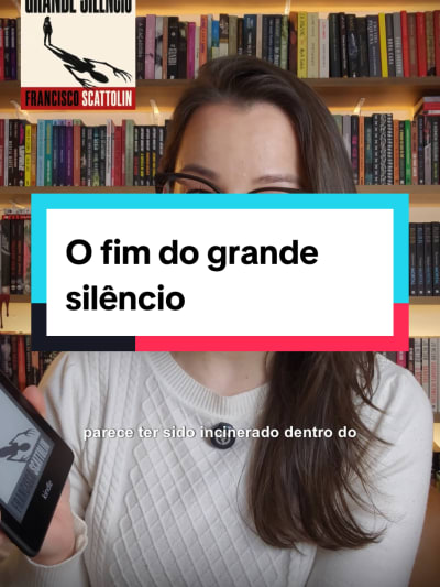 Dica de suspense policial com ficção científica! 🤯 #booktokbrasil #literaturapolicial #ficçãocientífica #scify o fim do grande silencio…