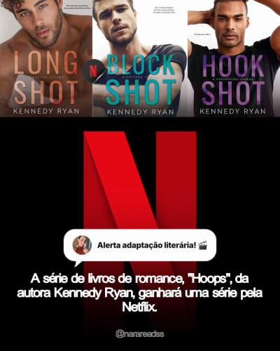 A série de livros de romance, “Hoops”, da autora Kennedy Ryan, ganhará uma série pela Netflix. Os livros acompanham diferentes histórias…