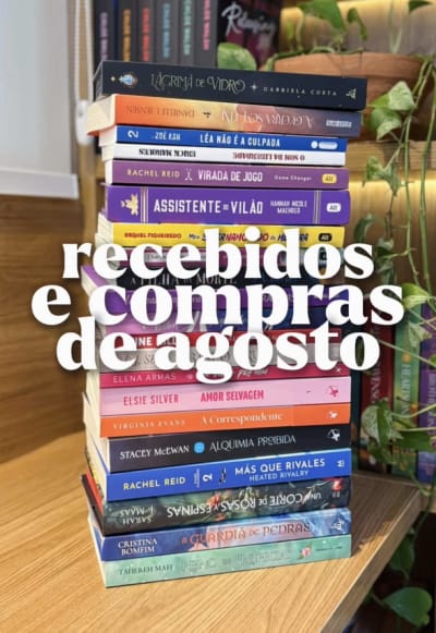 ✨recebidos e compras de agosto #booktok
