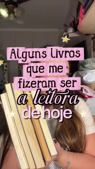 Antes da leitora que vocês conhecem hoje, existiram esses livros. 📚✨ Qual livro fez você virar a leitora que é hoje? #BookTokBrasil 📚…
