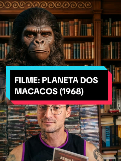 ​E se a história invertesse os papéis e o homem virasse a presa? 🎬🧠 ​Em 1968, o filme O Planeta dos Macacos entregou uma das cenas mais…