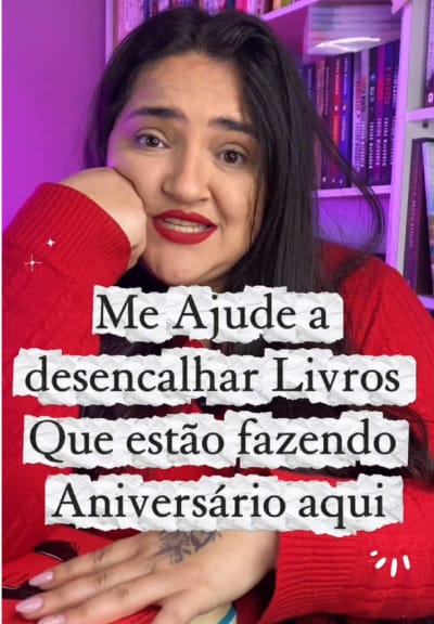 Eu tô cheia de Livros encalhados fazendo aniversário aqui, me ajuda a escolher um deles pra eu tá lendo ainda esse ano kkkk…