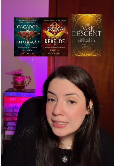 Teremos mais um livro com Rune e Gideon!!! Duologia Mariposa Escarlate 1. Caçador sem coração 2 Bruxa Rebelde @Editora Arqueiro @Kristen…