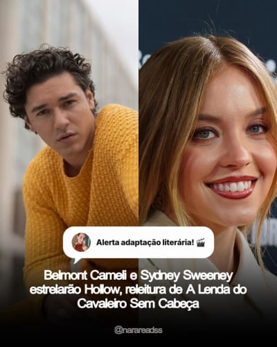 Belmont Cameli e Sydney Sweeney estrelarão Hollow, releitura de A Lenda do Cavaleiro Sem Cabeça. O romance é uma releitura de A Lenda do…