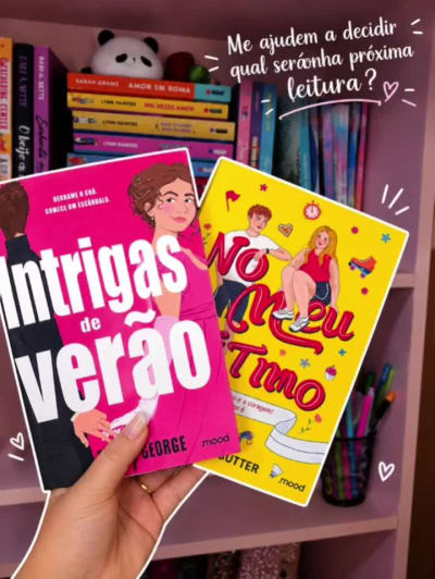 Qual será minha próxima leitura? @Editora Mood sempre trazendo edições lindíssimas e assim eu fico confusa 🩷💛 #booktok #livrostiktok…