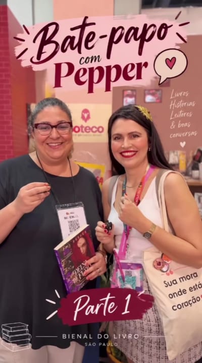 ✨ Bate-papo com Pepper, direto do lançamento de Deusa de Fúria, na Bienal do Livro! ✨ Nesse encontro, tivemos a oportunidade de conversar…