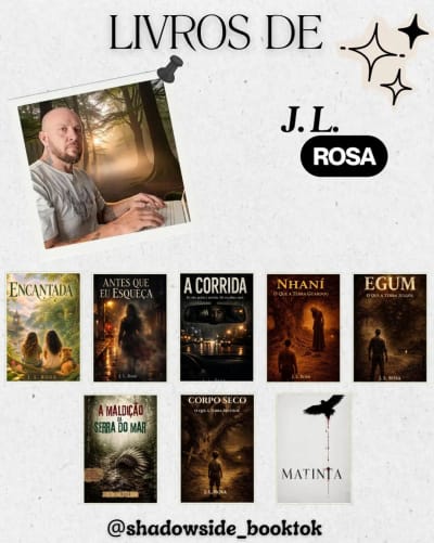 J. L. Rosa é um escritor brasileiro contemporâneo dedicado ao horror folclórico, à fantasia sombria e às narrativas de atmosfera…