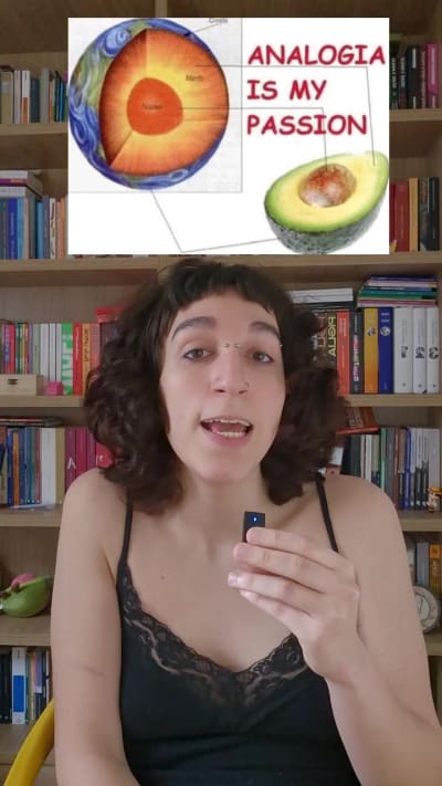 a terra é um abacate e analogia é minha paixão