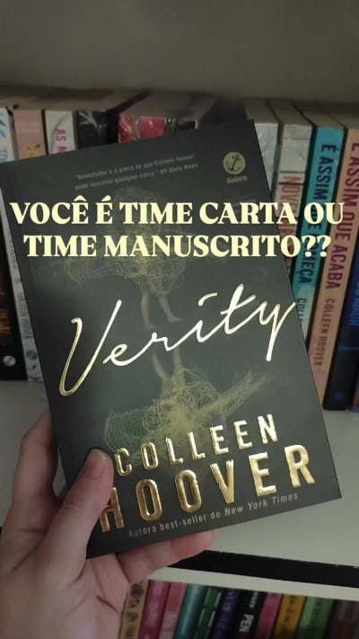 Amo CoHo, tenho coleção dos livros dela e inclusive Verity está por aqui. Porém, sou do time estante!!! Não tenho coragem de ler o livro…