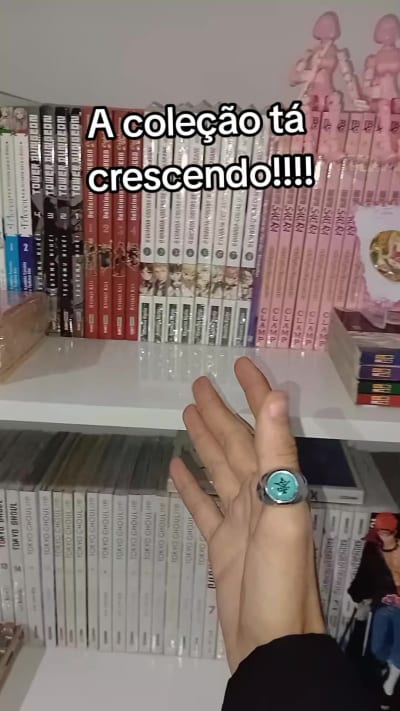 Coleção de mangá tá crescendo #mangá #collection #otaku #coleção #booktok