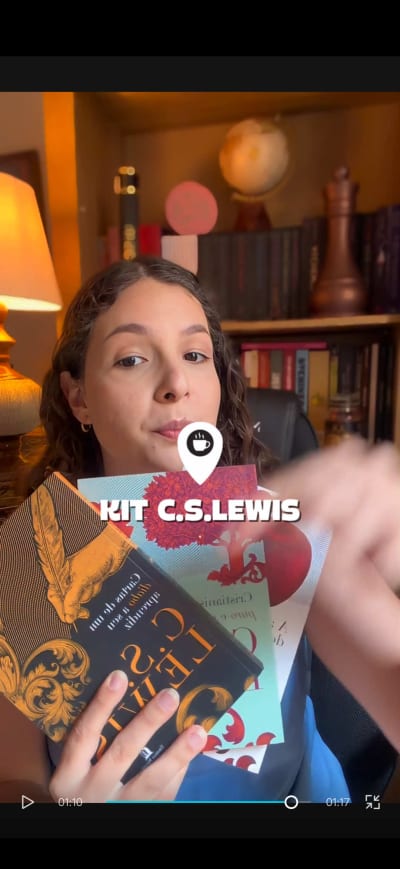 Para presentear um leitor especial ou para os querem pagar barato em livros, o Kit do autor C.S.Lewis está em oferta aqui no Tiktok Shop…
