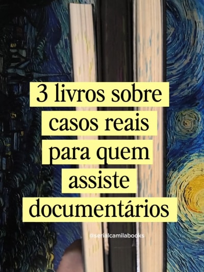3 livros sobre casos reais para quem assiste documentários 1. Social killers, RJ Parker e JJ Slate @DARKSIDE.BOOKS 2. À sombra do serial…