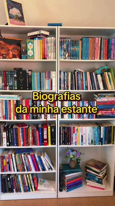 Gosto muito de biografia… Mas dessas aí li poucas, a maioria ainda não li. #livro #livros #leitura #biografia #leitores