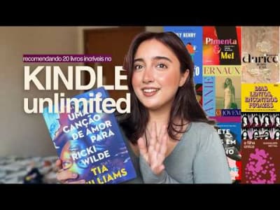 20 livros pra ler agora no kindle unlimited