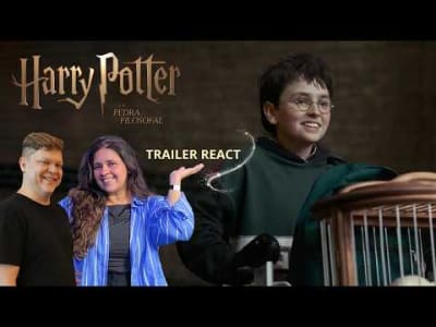 Harry Potter e a Pedra Filosofal TRAILER REACT #crisepanda #harrypotter