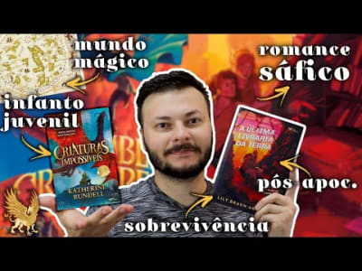 Eu li uma FANTASIA e um PÓS-APOCALÍPTICO que me tiraram da ressaca literária! | Edu Luckyficious
