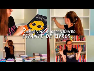 ✨ Esse é um sinal para você limpar e organizar sua ESTANTE DE LIVROS ✨