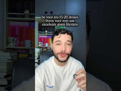 Se você leu 15/20 desses livros, você tem um excelente gosto literário #booktube