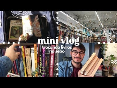mini vlog: trocando livros no sebo