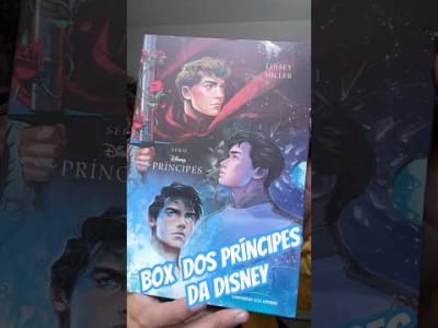 BOX DOS PRÍNCIPES DA DISNEY! #ariel #cinderella #booktube #aurora #princesasdisney #principes #livro