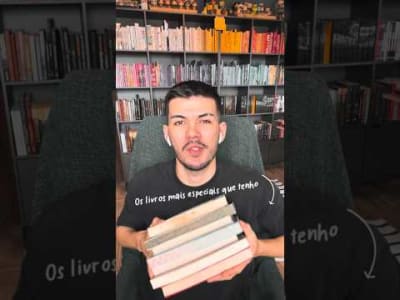 Os livros mais especiais da minha estante ✨ #booktok #livros