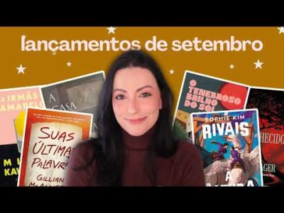 LANÇAMENTOS DE SETEMBRO ✨ os livros mais legais do mês