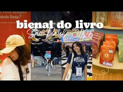 vlog completo da bienal do livro sp 2026 ♥