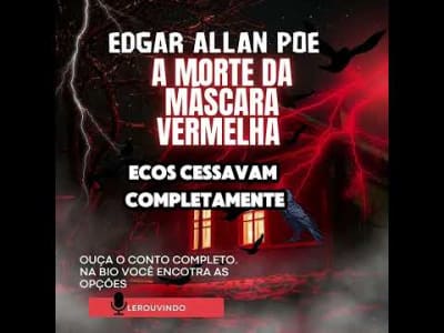 Leitura Sombria: A Morte da Máscara Vermelha – Edgar Allan Poe [Audiobook Completo]