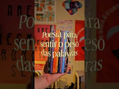 Poesia para sentir o peso das palavras #poesia #livros
