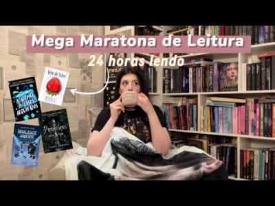 MEGA MARATONA DE LEITURA #001 | CHEGUEI NO YOUTUBE!!!