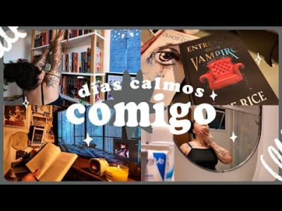 VLOGDAYs ✨Dias calmos comigo ✨ Trabalho misterioso, organização e leituras